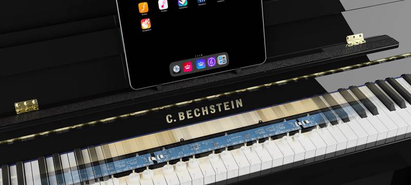 Caractéristiques du système silencieux Vario équipé sur les pianos C. Bechstein